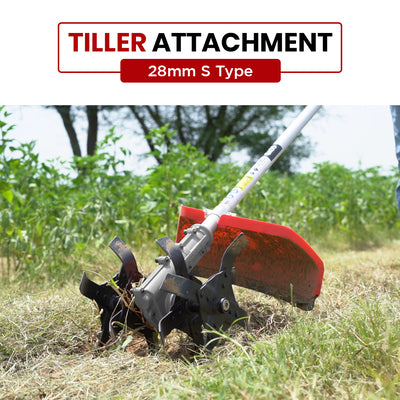 Balwaan Tiller Attachment 28mm S type (Silver)
