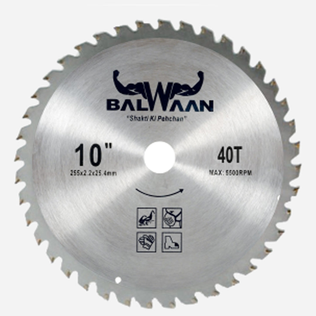Balwaan Heavy Blade-40T (TCT) for Brush Cutters