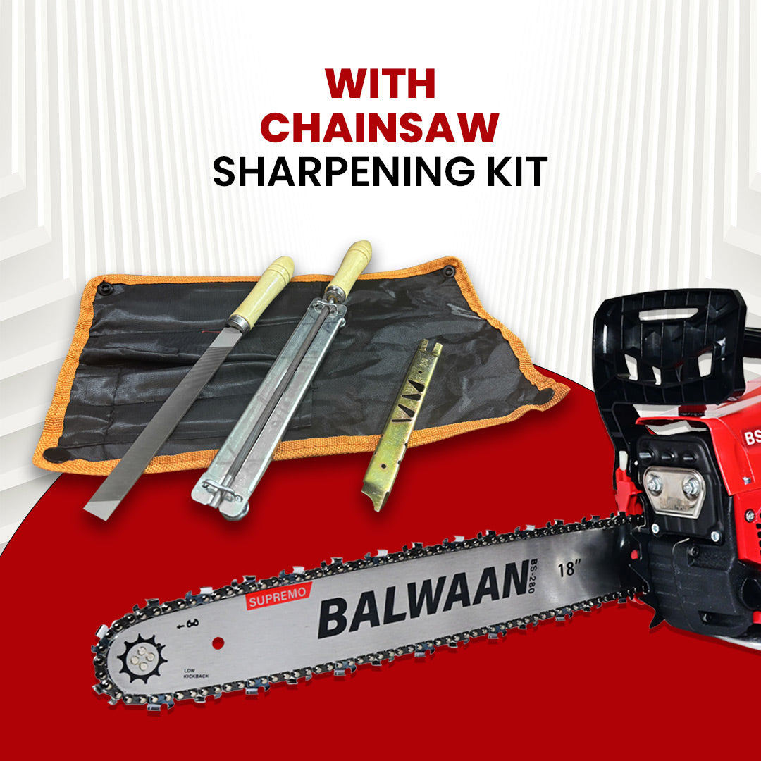 Balwaan Petrol Chainsaw BS-280 18 Inches (Supremo)