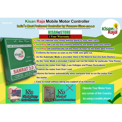 Kisan Raja Samrat 3.0 Mobile Motor Controller