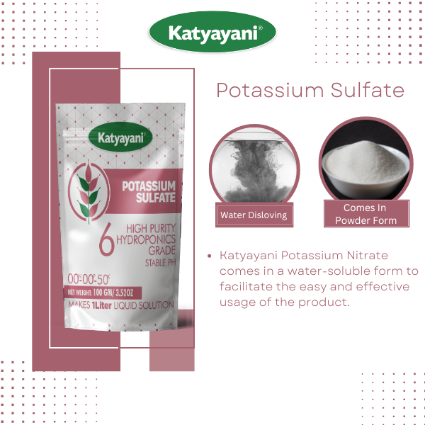 Katyayani Potassium Sulfate for Hydroponics (100gramsx3)