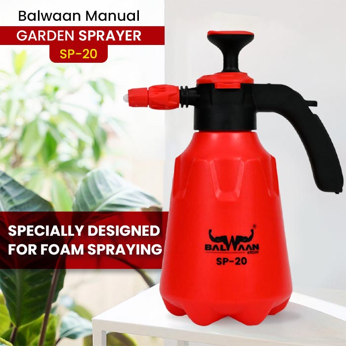 Balwaan Krishi 3 in 1 Manual Sprayer with 2 Litre Tank Capacity SP-20
