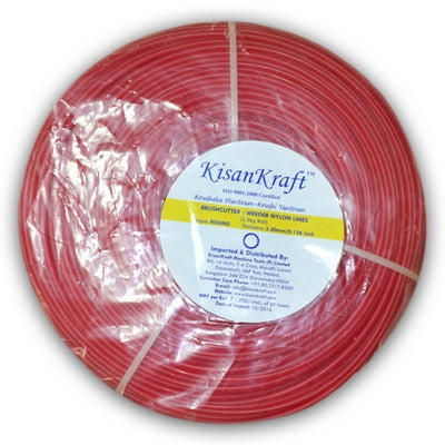 Nylon Rope 3.2mm X 2.5Kg 40meters Red for Brush Cutter