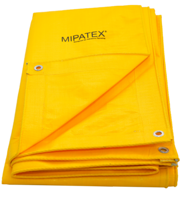 Mipatex Tarpaulin / Tirpal 36 Feet x 27 Feet 130 GSM (Yellow)
