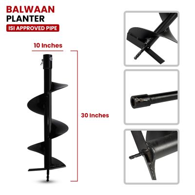 Earth Auger Planter 10 inch Double Spiral PT-10D