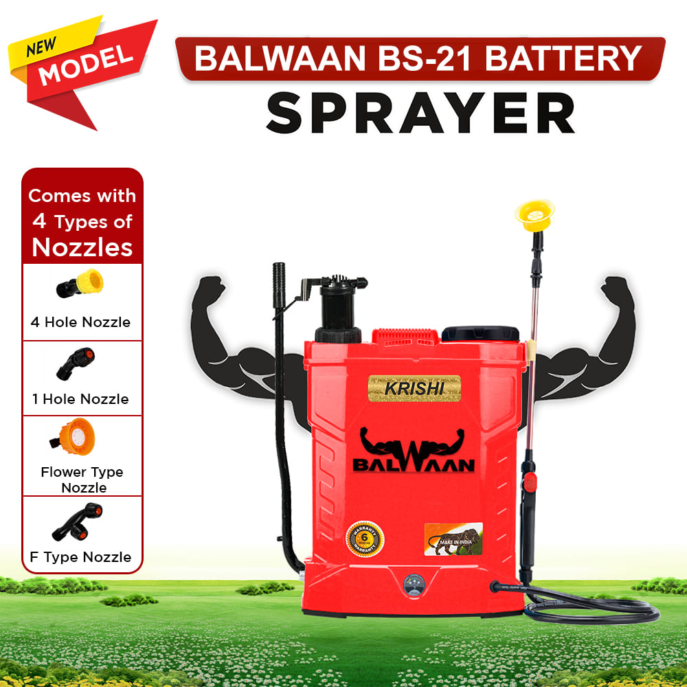 Balwaan Krishi Battery Sprayer - 2 in 1 (12x8) BS-21 (40 Pieces)