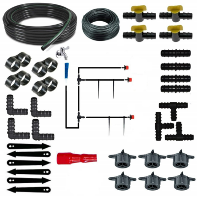 Mipatex Drip Irrigation Garden Watering Kit (30 Plants)