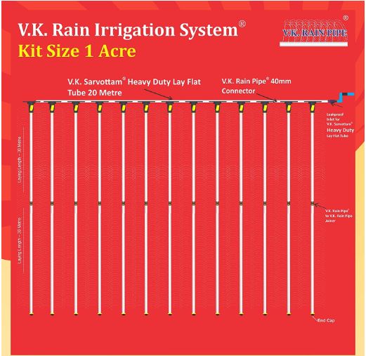 Rain Irrigation System Kit 1 acre