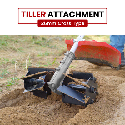 Balwaan Tiller Attachment 26mm Cross Type (Silver)