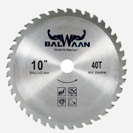 Balwaan Heavy Blade-40T (TCT) for Brush Cutters