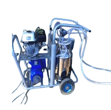 Milking Machine 3Mobil Trolley Double Cow Single Can 40 litres