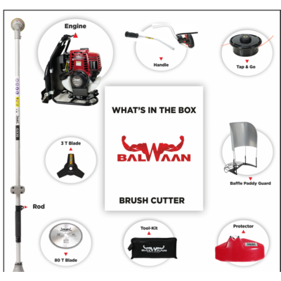 Balwaan Agriculture Portable Crop Harvester BX-35B