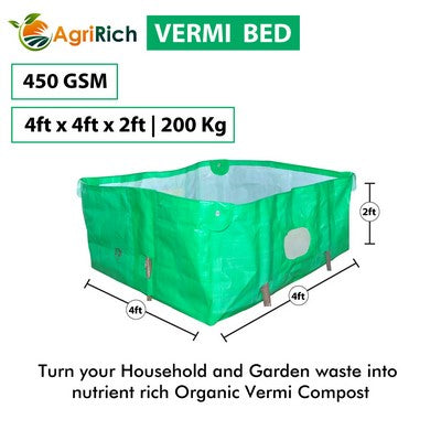 Mipatex Vermi Compost Bed 450 GSM (Green)