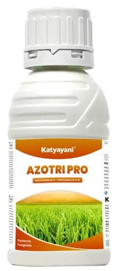 Katyayani Azotri Pro - Azoxystrobin 16.7 % + Tricyclazole 33.3% SC | Fungicide