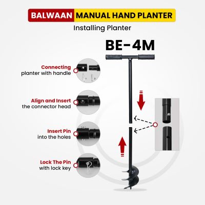Balwaan Manual Earth Auger 4 Inch BE-4M
