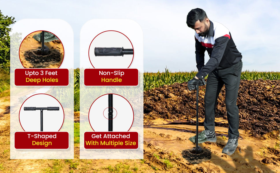 Balwaan Manual Earth Auger 6 Inch BE-6M