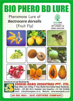 Combo Pack of Bio Phero BD (Fruit Fly) Lure & Glass trap set (Pack of 10 Pieces)