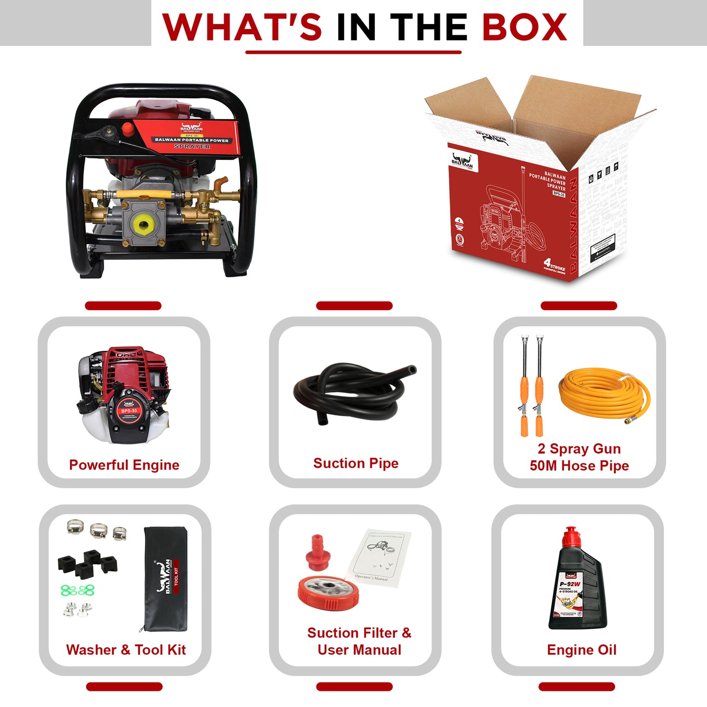 Balwaan Portable Sprayer BPS-35