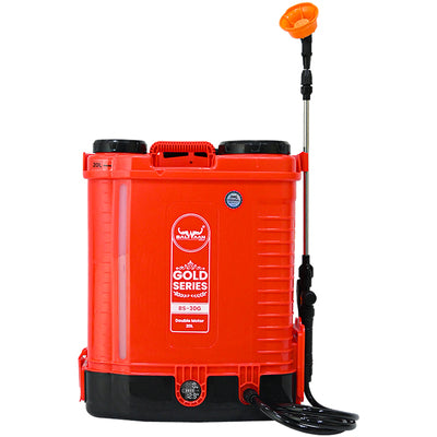 Balwaan Gold Double Motor Battery Sprayer (12x12) BS-30GL | Double Motor High-Pressure Agriculture Sprayer 20L Tank Capacity Get Free LED Bulb with 15 Feet Cable