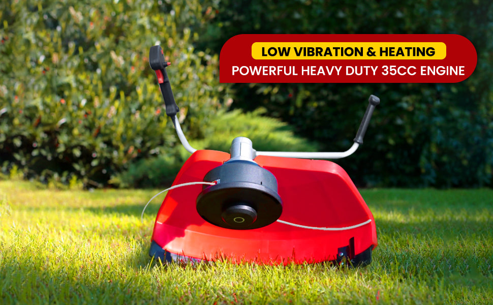 Balwaan Krishi Brush Cutter 35cc Petrol Engine 4 Stroke Side Pack Crop Cutter BX-35