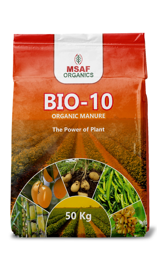 MSAF Bio-10 Organic Manure 50 Kg (For Maharashtra State only)