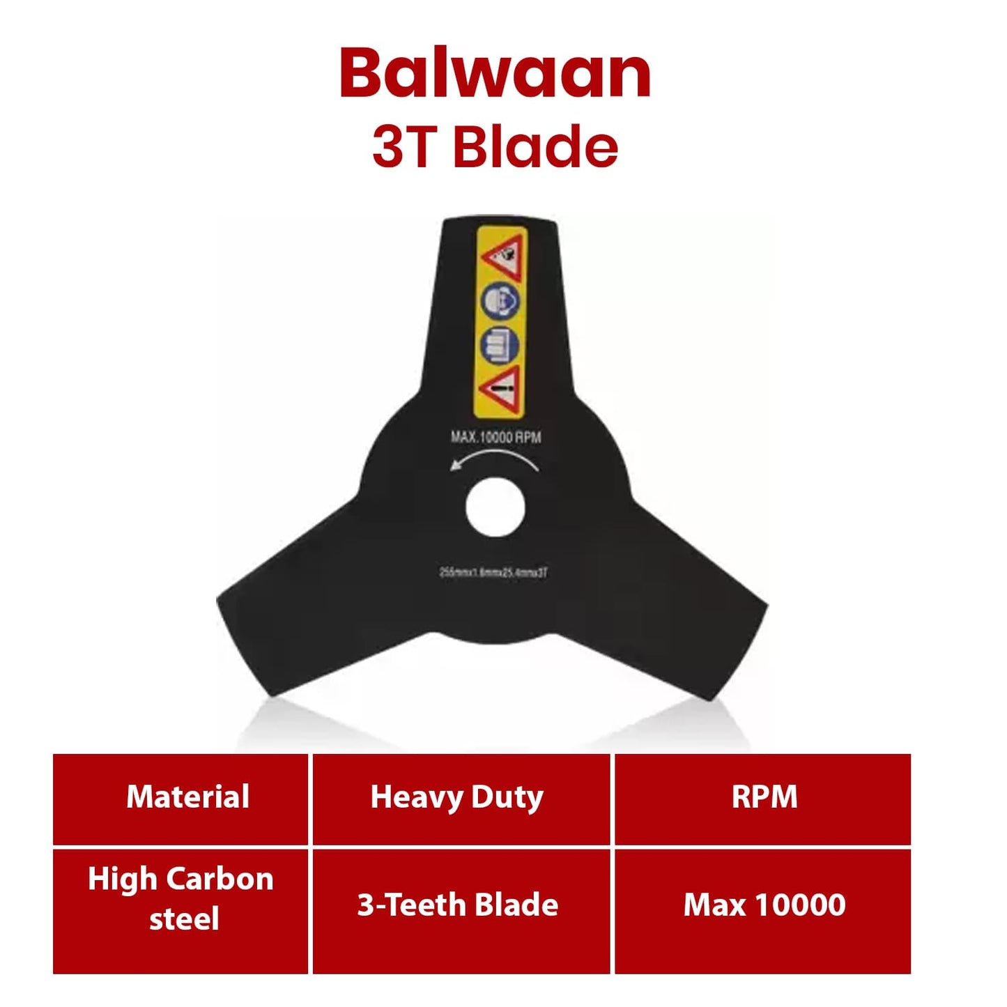 Balwaan Blade-3T for Brush Cutters