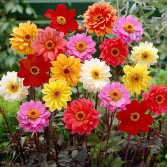 Grow Delight Imported Dahlia Top Star Beauty Mix