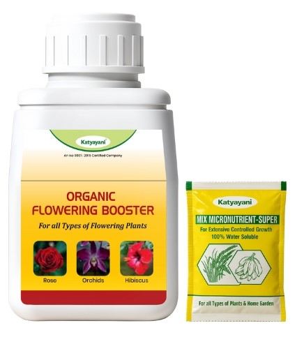 Katyayani Flowering Booster Fertilizer + Mix Micro 10 grams | Organic Fertilizers