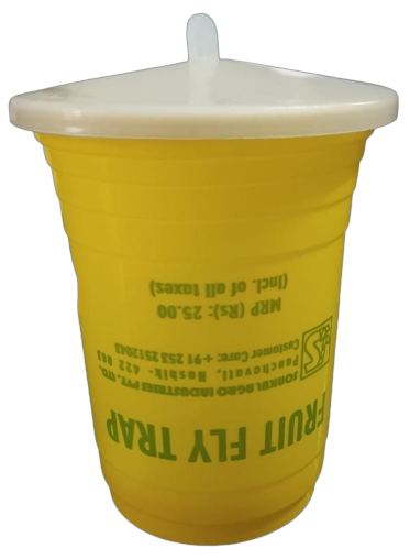 Combo Pack of Bio Phero BC (Melon Fruit Fly) Lure & Glass trap set (Pack of 10 Pieces)