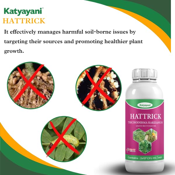 Katyayani Hattrick - Trichoderma Harzianum | Bio Fungicide