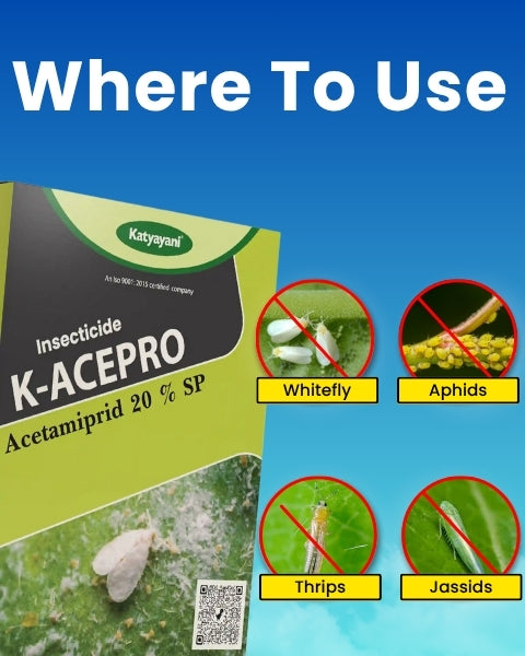Katyayani K-Acepro - Acetamiprid 20% SP