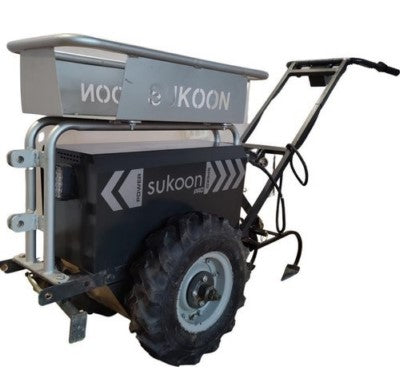 Krishi Raj Gen 3 Electric Tiller 1200W with Battery + Iron Wheel + Power Sprayer