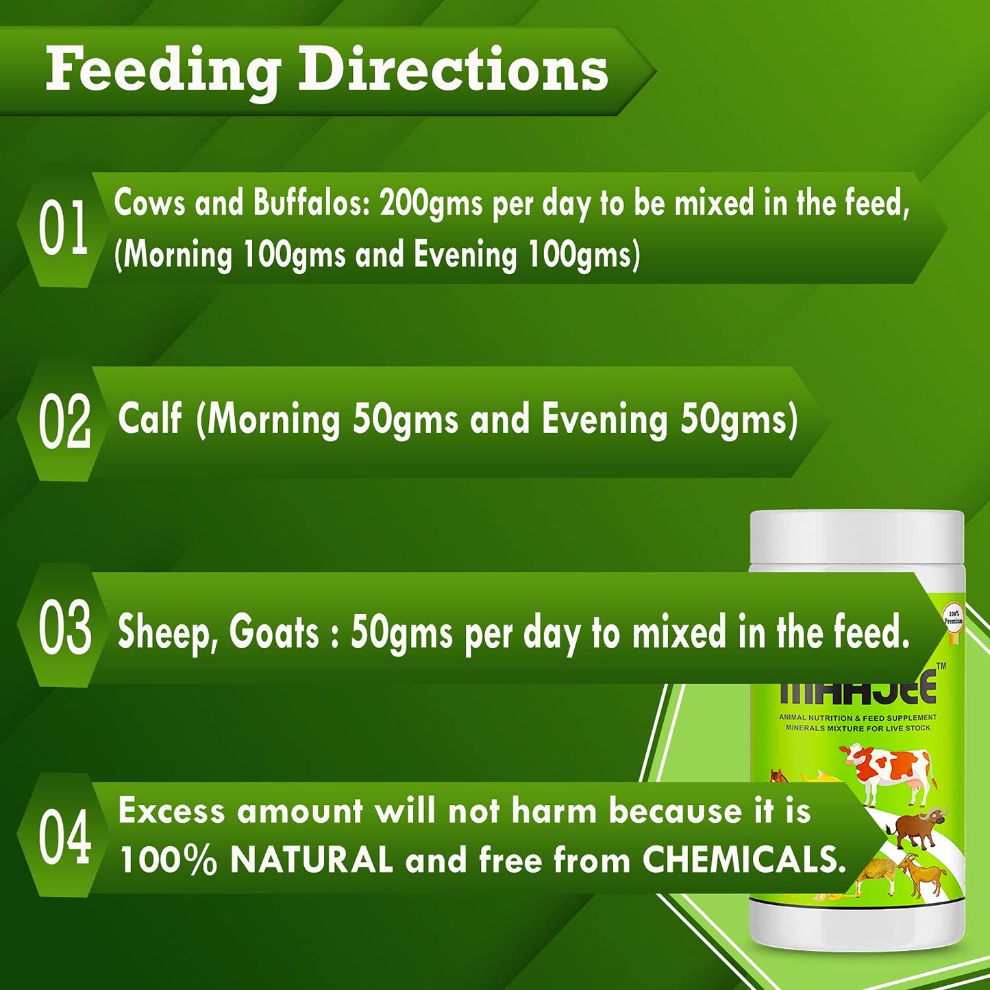 Maajee Animal Minerals Mixture 908 grams (Offer)