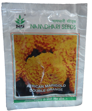 Marigold African Double Orange 10 grams (Namdhari)