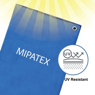 Mipatex Tarpaulin / Tirpal 27 Feet x 12 Feet 150 GSM (Blue)
