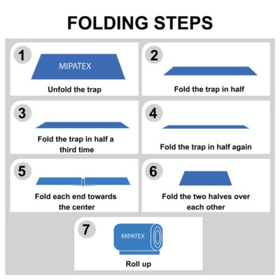 Mipatex Tarpaulin / Tirpal 40 Feet x 12 Feet 150 GSM (Blue)