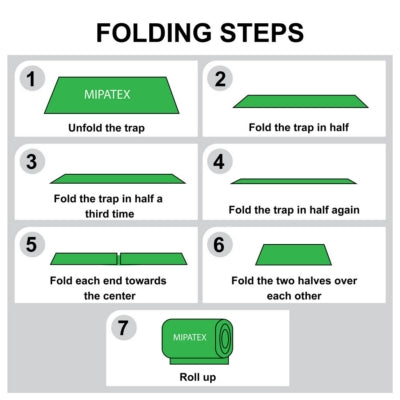 Mipatex Tarpaulin / Tirpal 21 Feet x12 Feet 150 GSM (Green/White)