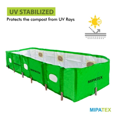 Mipatex Vermi Compost Bed 450 GSM (Green)