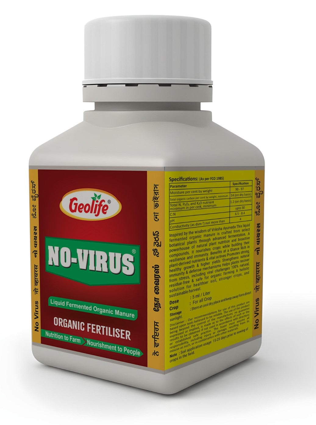 Geolife No Virus for all Crops