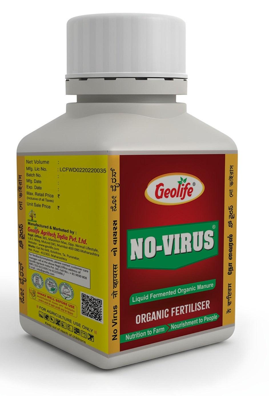 Geolife No Virus for all Crops