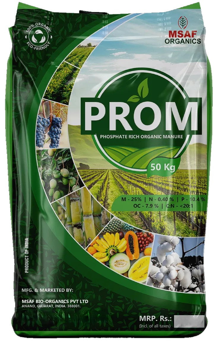 MSAF PROM - Phosphate Rich Organic Manure 50 Kg (For Madhya Pradesh State Only)