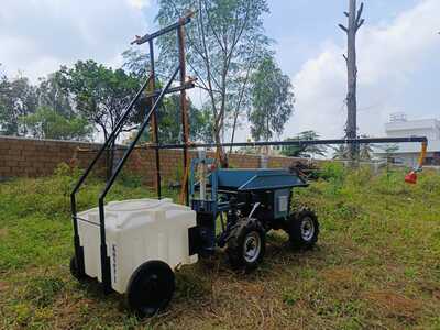 MEVA Electric Vehicle + Sprayer Attachment