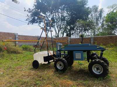 MEVA Electric Vehicle + Sprayer Attachment