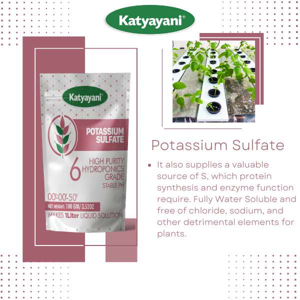 Katyayani Potassium Sulfate for Hydroponics (100gramsx3)