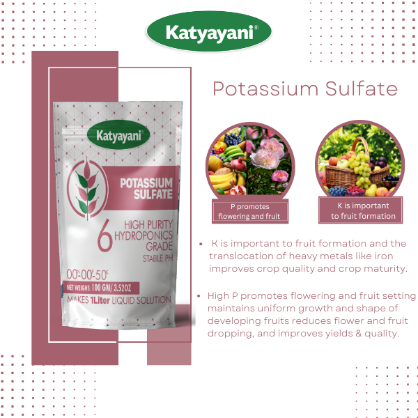 Katyayani Potassium Sulfate for Hydroponics (100gramsx3)