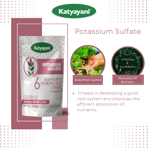 Katyayani Potassium Sulfate for Hydroponics (100gramsx3)