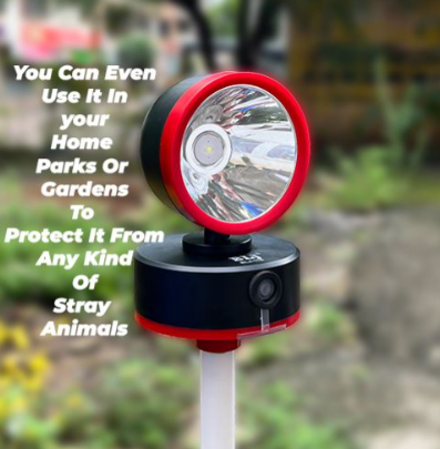 Rotating DC Light 50W for Crop Protection from Wild Animals