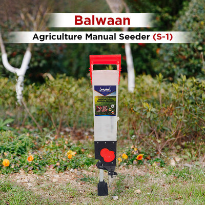 Balwaan S-1 Agricultural Single Barrel Manual Seeder | Garden Tool Adjustable Manual Plant Seeder | for Garden Vegetable Farm Gardening Supplies