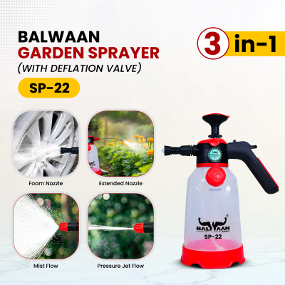 Balwaan Manual Sprayer With Measuring Cap 3in1 (2L) SP-22