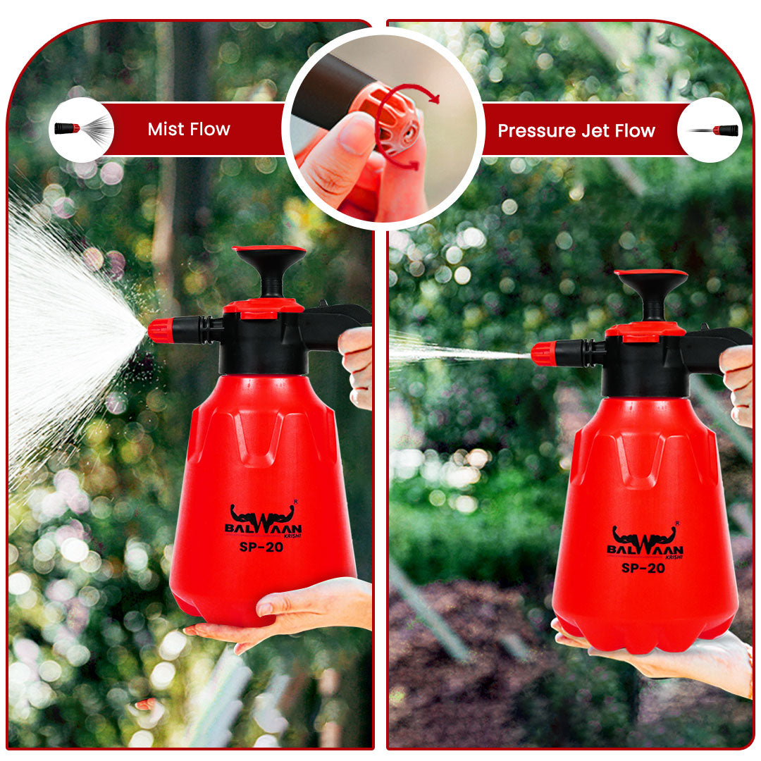 Balwaan Krishi 3 in 1 Manual Sprayer with 2 Litre Tank Capacity SP-20